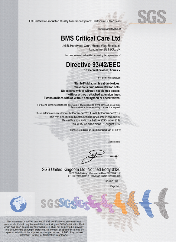 BMS Critical Care