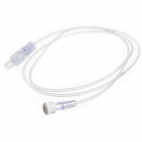 25-7010 PE/PVC Infusion Line, 10cm x 1mm ID, M/F,LL + Slide Clamp – BMS ...